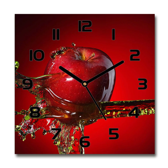 Jochem Apple and Water Silent Wall Clock