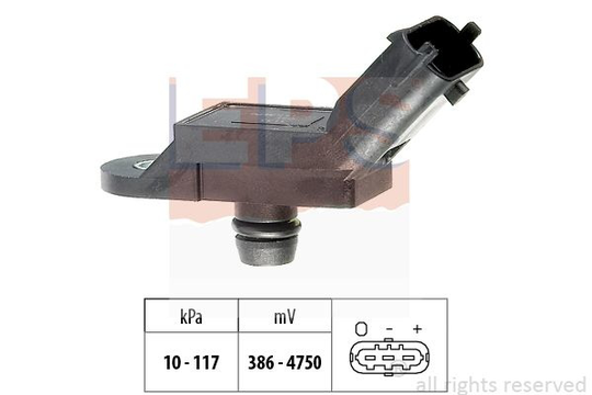 Air Pressure Sensor, height adaptation Made in Italy - OE Equivalent 1993133 EPS Facet 1993133