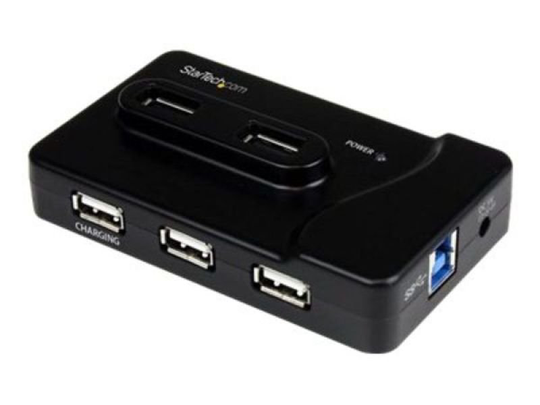 StarTech.com 6 Port USB Hub - Powered Multiport SuperSpeed USB 3.0 Splitter