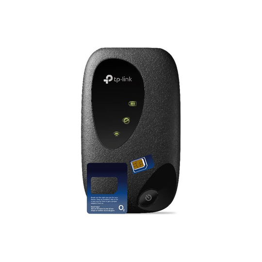 TP-Link M7200 4G Mobile WiFi with Unlimited O2 Data SIM Bundle