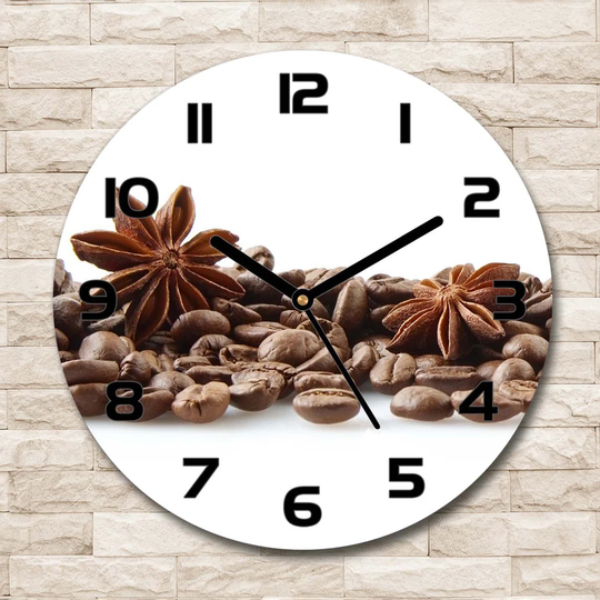 Decoration Picture Art Modern Kitchen Living Room Grains of Cinnamon 30cm Silent Wall Clock