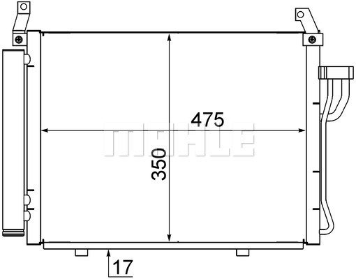 Condenser Air Conditioning 8FC351001-211 by BEHR