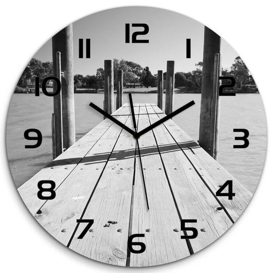 Joshuia 60cm Silent Wall Clock