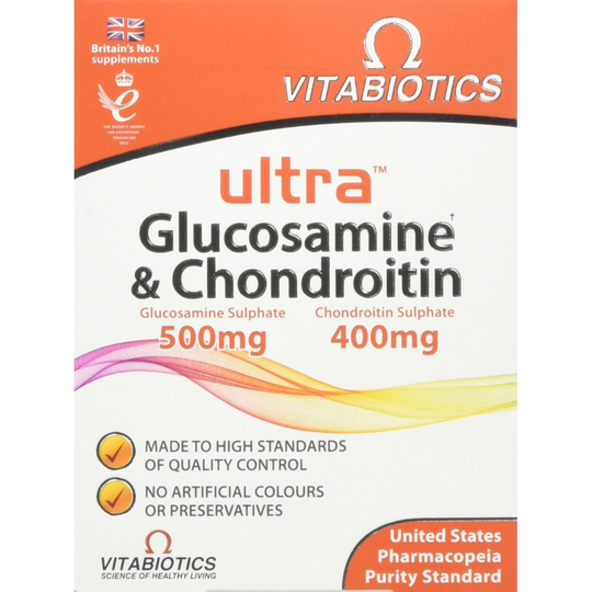 Vitabiotics Ultra Glucosamine and Chondroitin - 60 Tablets