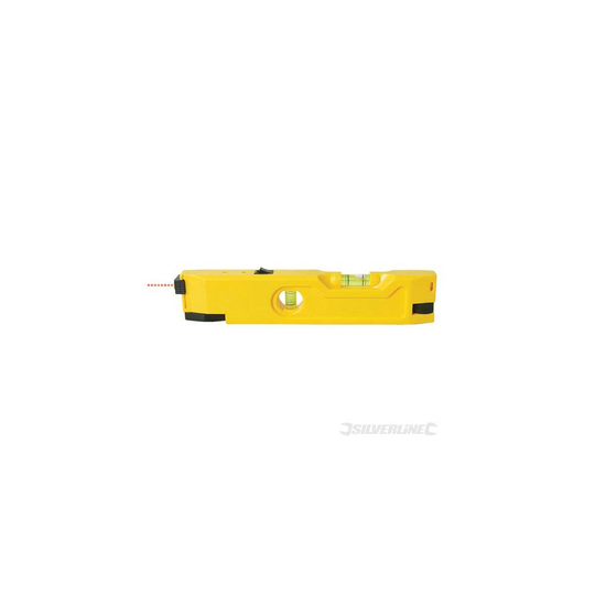 Silverline Mini Laser Level 210mm - level laser mini 210mm silverline 598477 magnetic base
