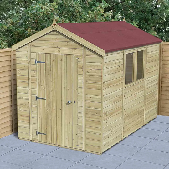 Forest Garden Timberdale T&G Pressure Treated 10x6 Apex Shed