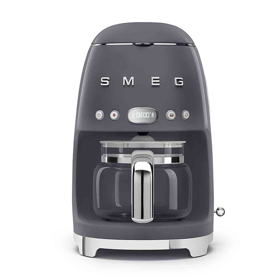 Smeg DCF02GRUK Drip Filter Coffee Machine - Slate Grey