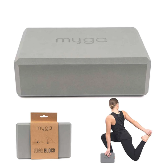 Foam Yoga Block - Grey