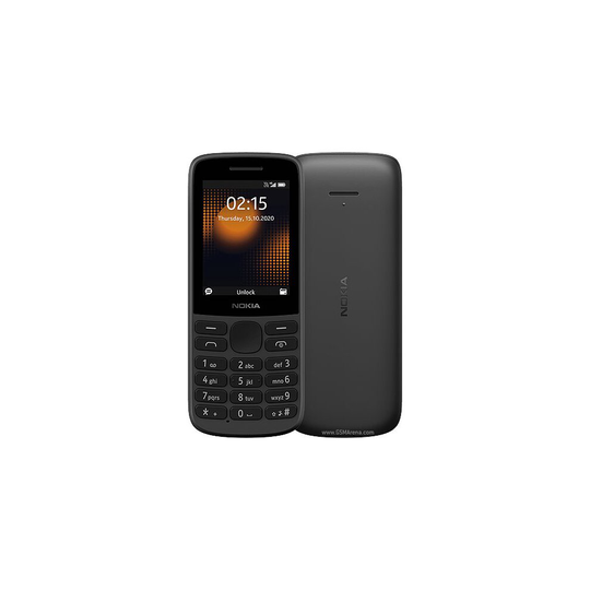 (Unlocked, Black) Nokia 215 4G Dual Sim | 128MB | 64MB RAM