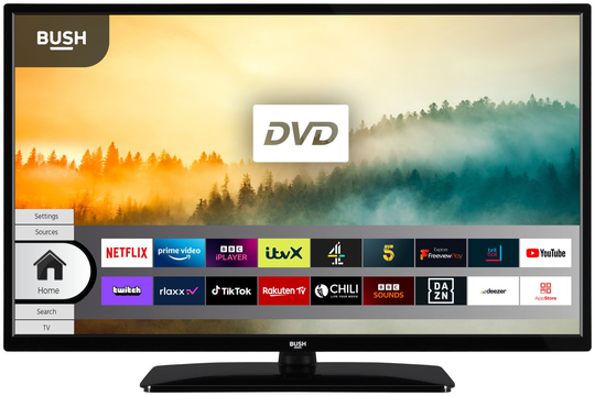 Bush 32 Inch Smart Full HD HDR Freeview TV / DVD Combi
