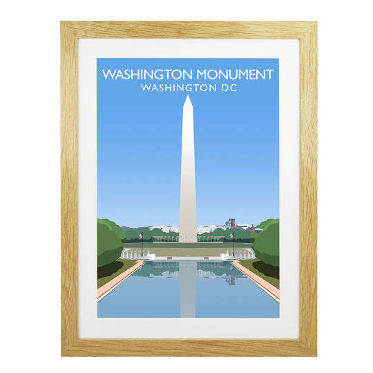 Washington Monument by Richard O'Neil - Graphic Art Print on Paper