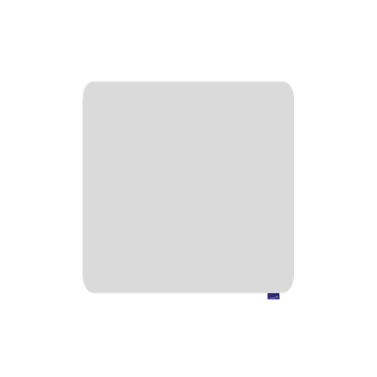 Essence Wall Mounted Magnetic Whiteboard 119cm H x 119.5cm W