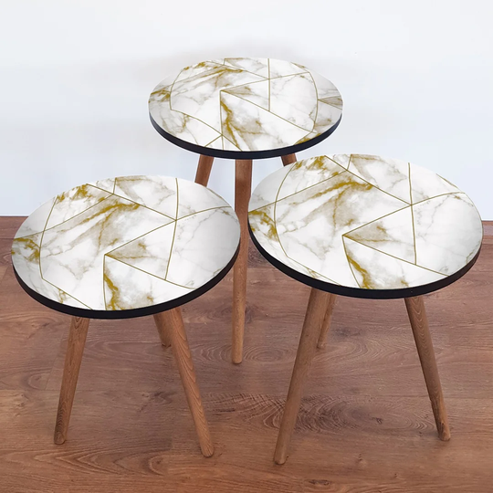 Asberry 3 Piece Nest of Tables