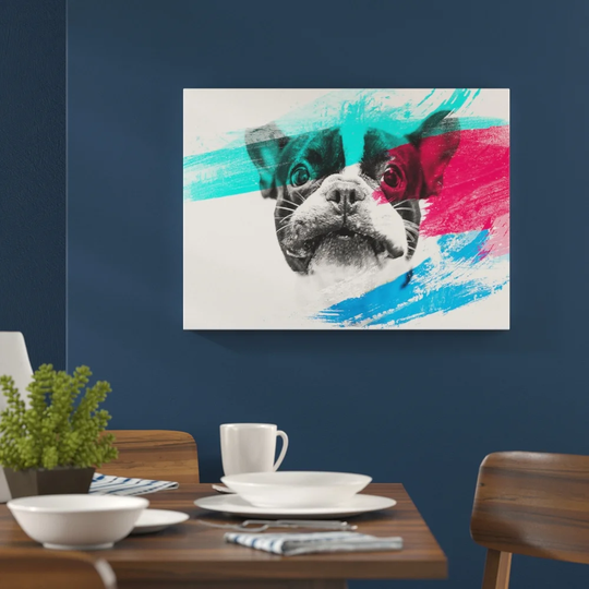 'French Bulldog Dog' Graphic Art Print Poster