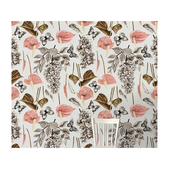 Nobleboro Utensil Flowers Callasbutterfly Wallpaper