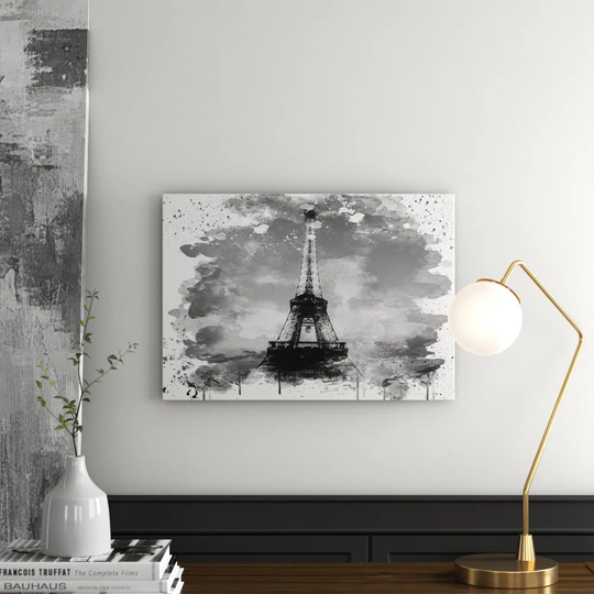 'Eiffel Tower Paris France' Graphic Art Print Poster