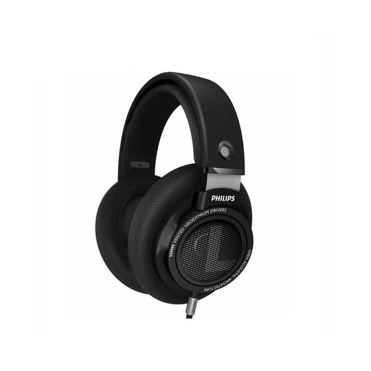 (Black) Shp9500 Hifi Headphone Wired Detachable 3m Cable Headset