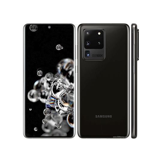 (Unlocked, Cosmic Black) Samsung Galaxy S20 Ultra Single Sim | 128GB | 12GB RAM