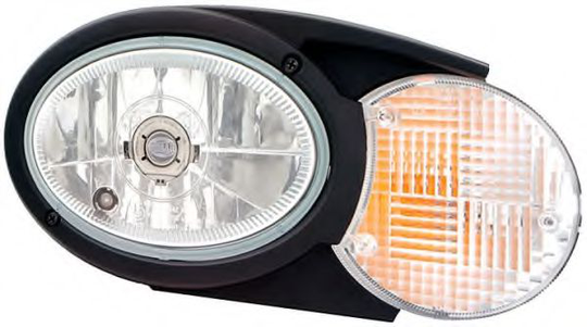 Headlight Combi 120 1EB996167-187 by Hella Right