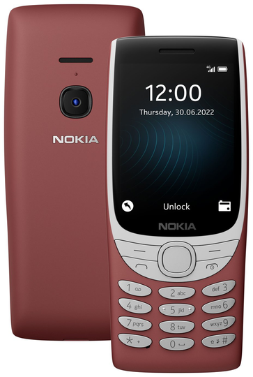 SIM Free Nokia 8210 Mobile Phone - Red