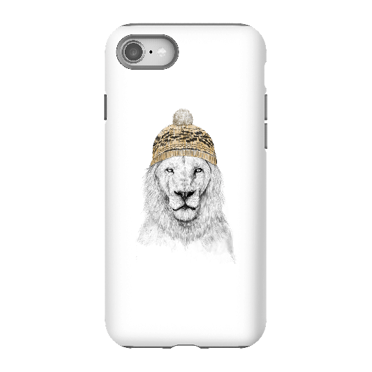 Balazs Solti Lion With Hat Phone Case for iPhone and Android - iPhone 8 - Tough Case - Gloss