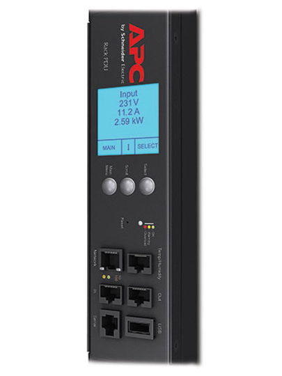APC Rack PDU 2G, Metered, ZeroU, 22.0kW(32A) 17.3kW(24A), 230V, (30) C13 & (12) C19