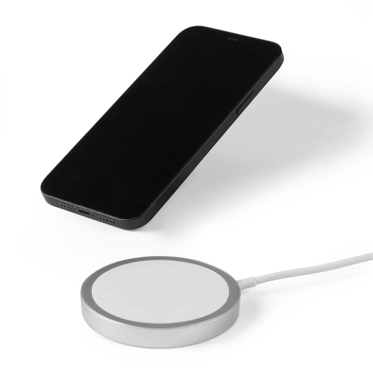 Intempo Mini 15W Magnetic Wireless Charger - Silver