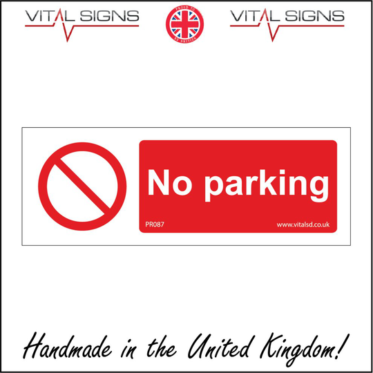 (300 x 100mm - 12 x 4, Magnetic - Vehicle Grade) PR087 No Parking SIGN do not block access garage driveway keep clear illegal