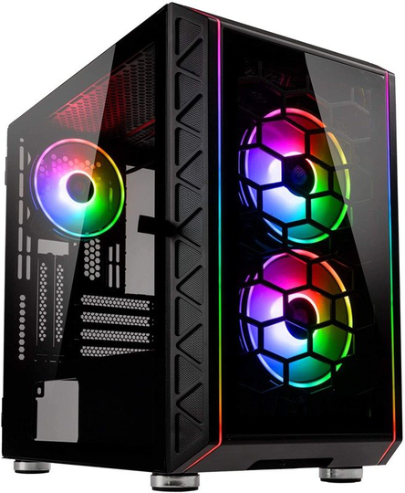 Kolink Citadel Glass SE ARGB Micro-ATX Gaming Case - Black