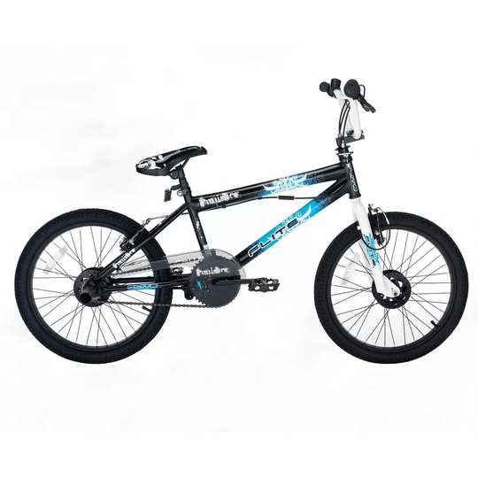 Flite Punisher Freestyle BMX Bike - Black and White