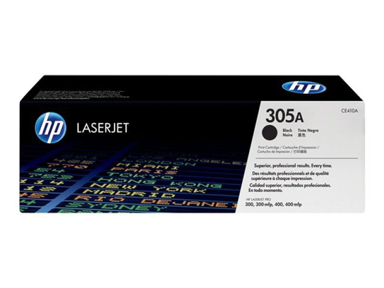 HP 305A Black Toner Cartridge - CE410A