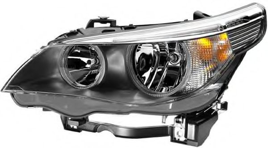 Headlight Halogen 1LF008673-101 by Hella Right