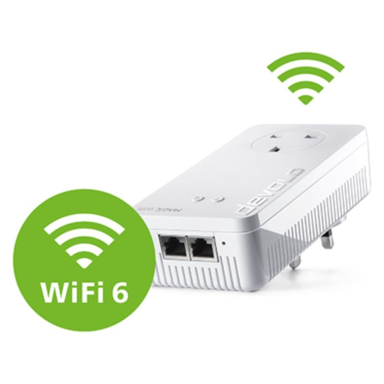 Devolo Magic 2 Wi-Fi 6 Powerline 2400 Add-on Adapter