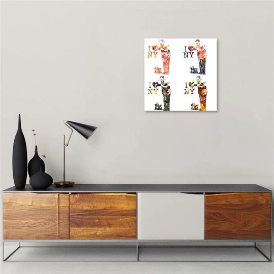 Canvas Print Banksy I Love New York