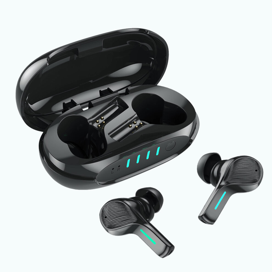 (Black) Wireless Bluetooth 5.0 Earphones earbuds