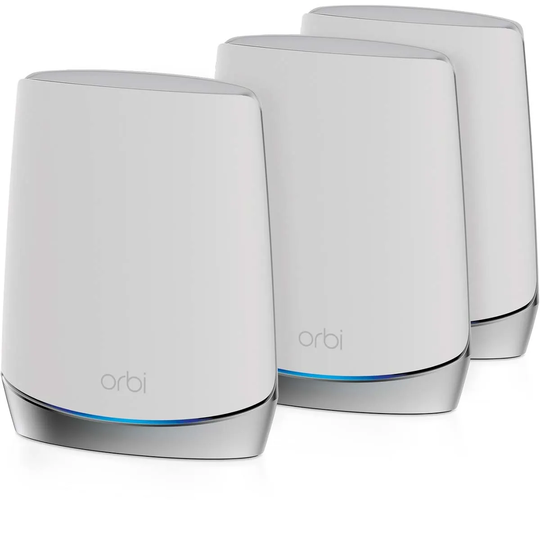 NETGEAR Orbi WiFi 6 Mesh System AX4200 ( RBK753) 1 Router with 2 Satellite Extenders
