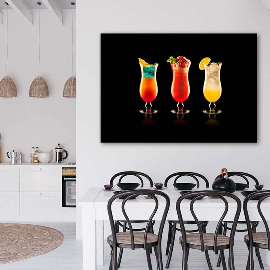 Canvas Print Drink Colourful Cocktail