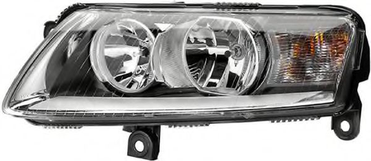 Headlight Halogen 1LE008880-041 by Hella Right