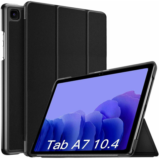(Black) For Samsung Galaxy Tab A7 10.4" SM-T500 T505 Smart Magnetic Stand Case Cover