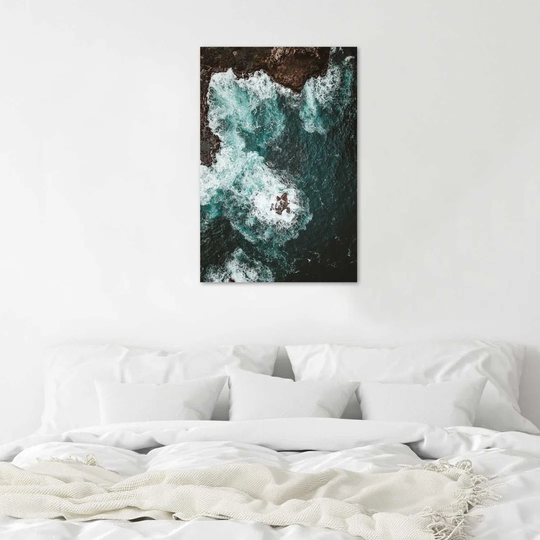 Poster, View From The Mountain On The Seashore