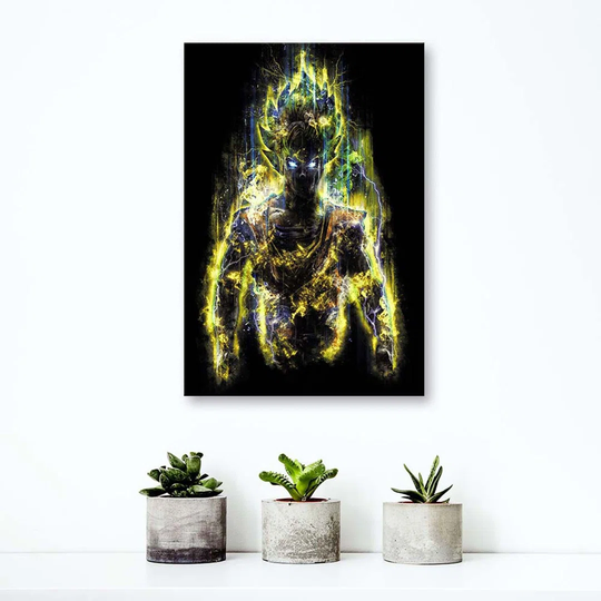 Canvas Print Anime 150 Million Power Warrior