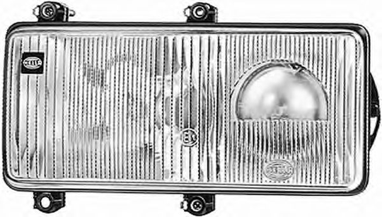 Headlight 24V 1DL007739-021 by Hella Right