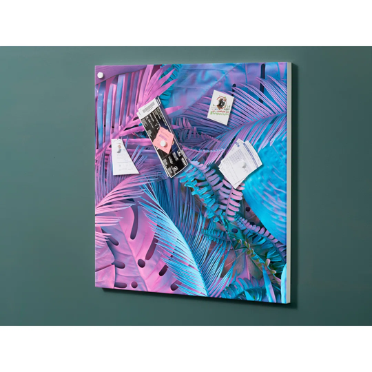 Notiz Motive Palms Magnetic Wall Mounted Cork Board