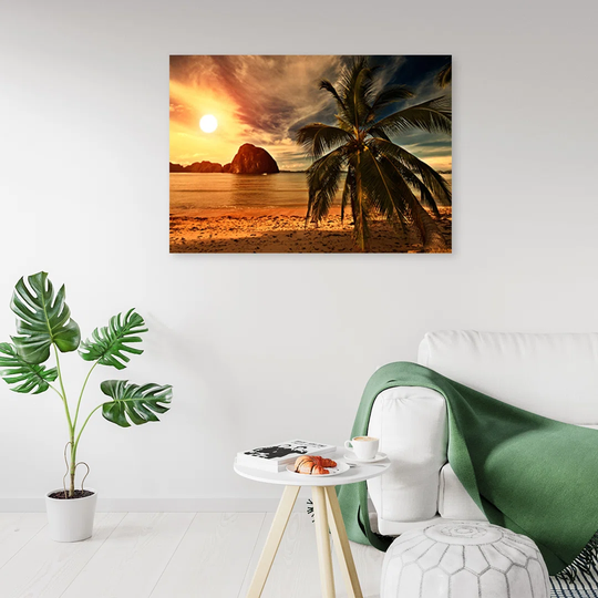 Canvas Print, Orange Landscapes