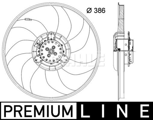 Air Conditioning fan 8EW351150-671 by BEHR