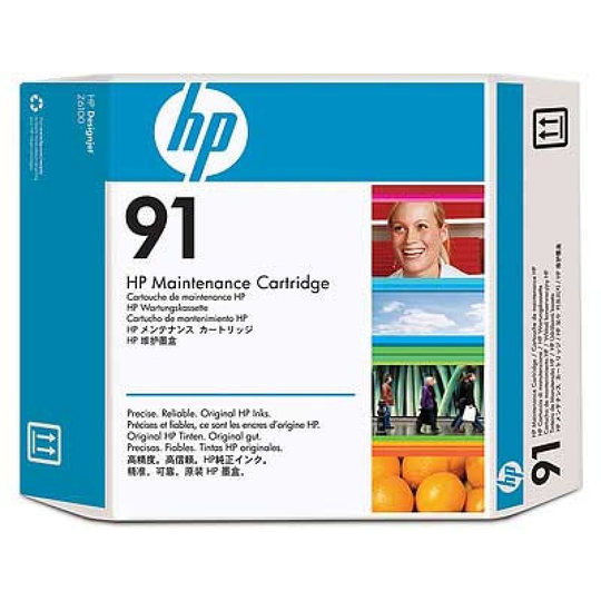 HP 91 Original Maintenance Cartridge For use with - HP DesignJet Z6100's - C9518A