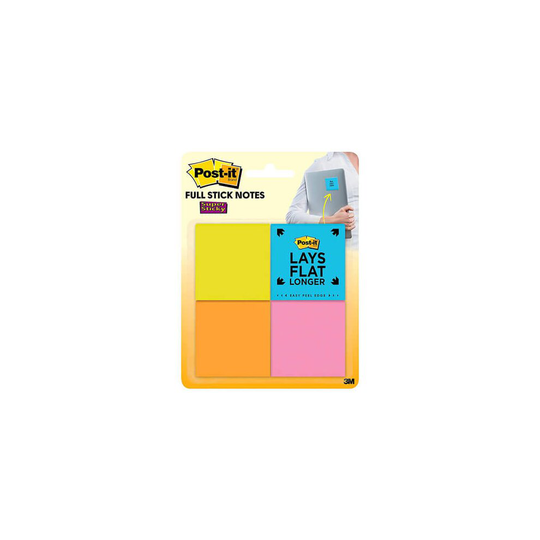 Post-it Full Adhesive Super Sticky Note (Assorted)