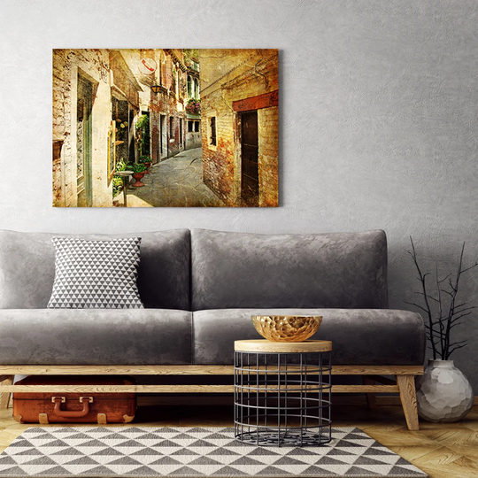 Canvas Print, Cities And Beige Architecture 16797