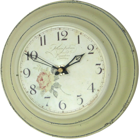 18.5cm Tin Karin Nilsson Dial Wall Clock