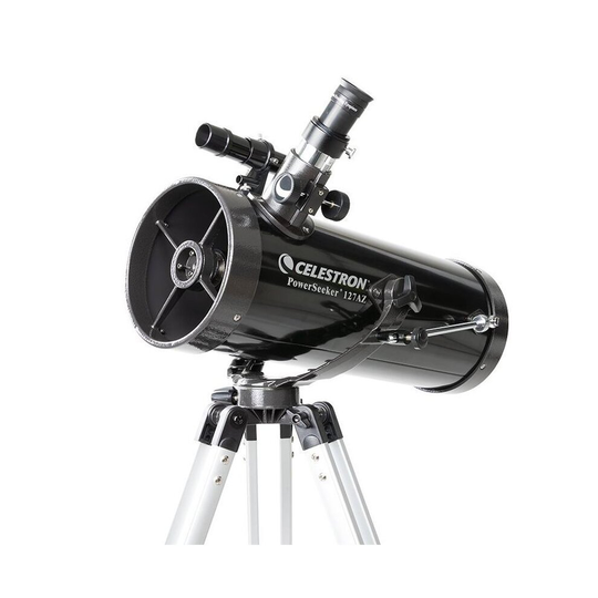 Celestron PowerSeeker 127AZ Telescope with Phone Adapter & Moon Filter